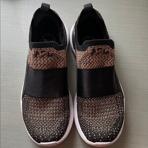 APL Sneakers Sz 6.5 Black and Copper